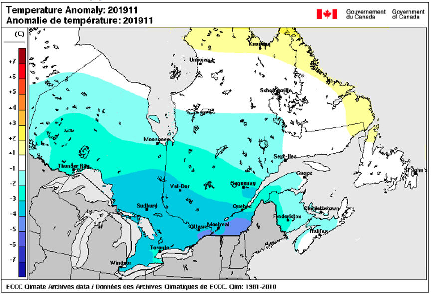 Record cold November